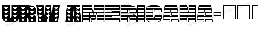 URW Americana字体转换